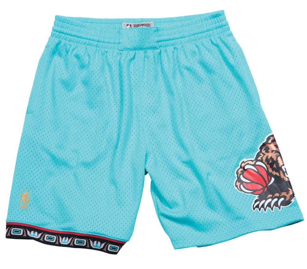 M&N Vancouver Grizzlies Swingman Shorts (1996-97/Road)